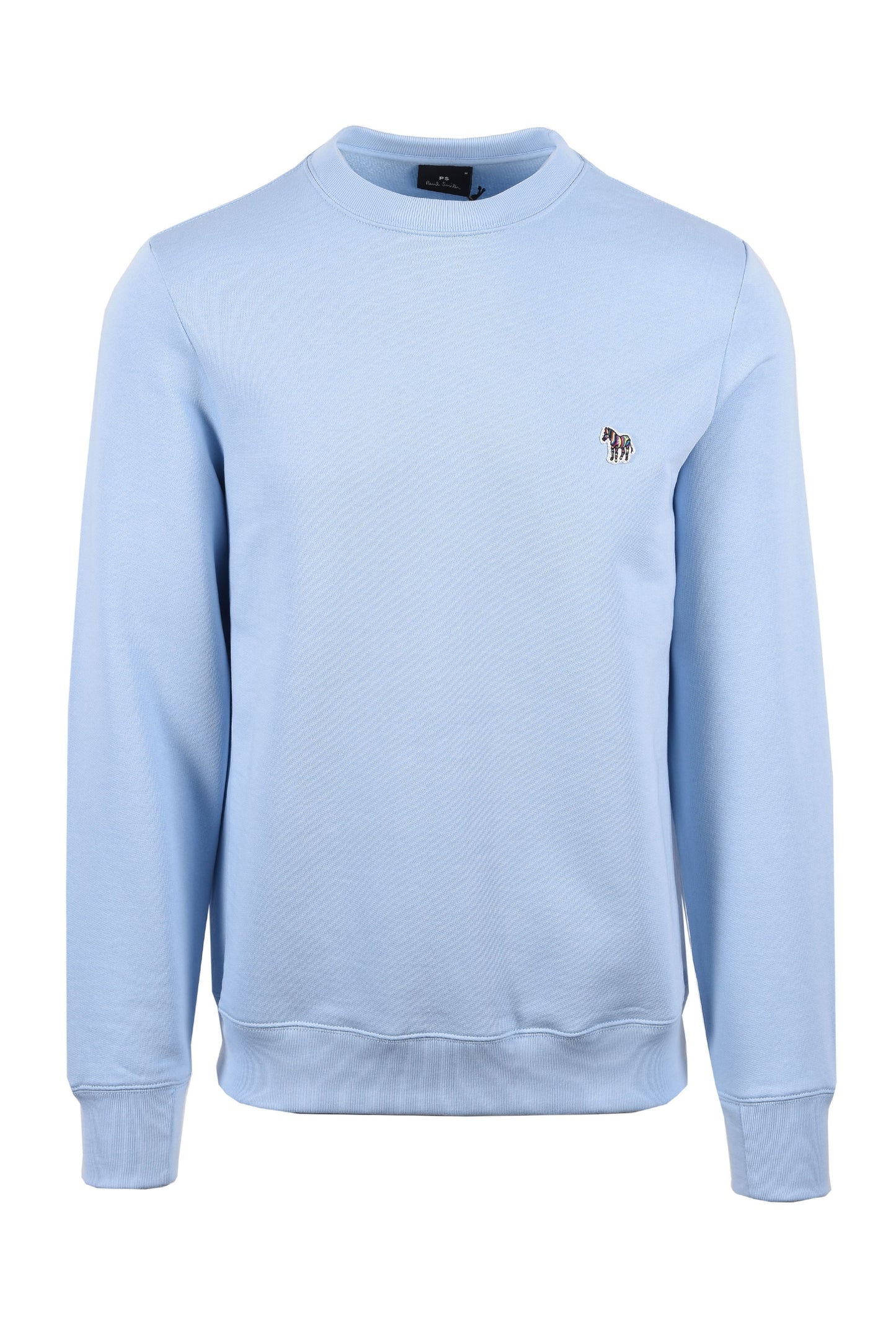 Felpa Paul Smith Reg Fit Zebra Azzurro Chiaro