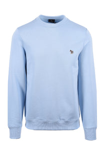 Paul Smith Reg Fit Sweatshirt Zebra Light Blue Paul Smith