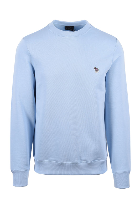 Sweat-shirt Paul Smith Reg Fit Zebra Bleu clair