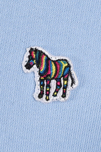 Paul Smith Reg Fit Sweatshirt Zebra Light Blue Paul Smith