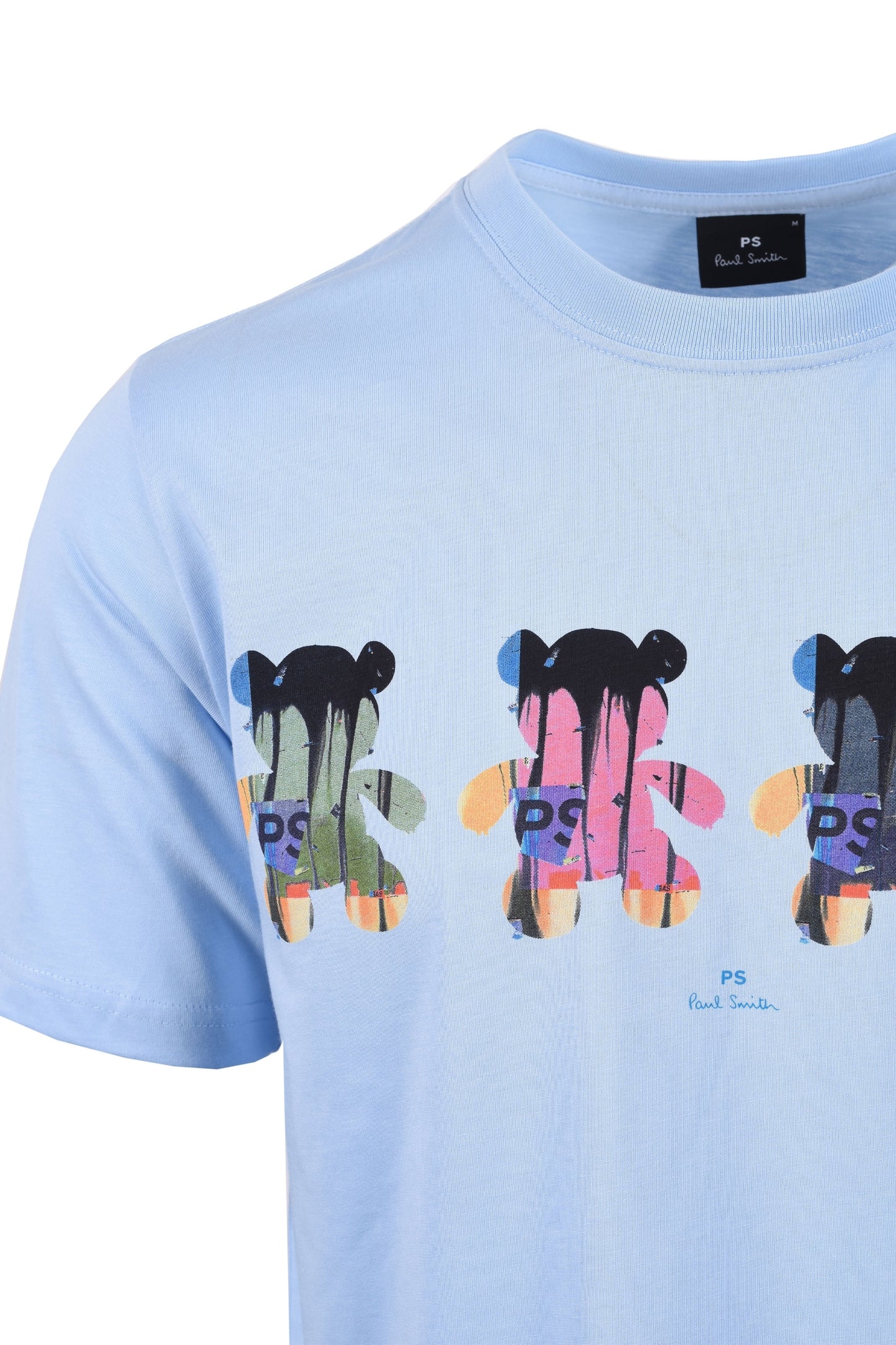 Paul Smith Reg Fit Ss Teddy T-shirt azzurro chiaro