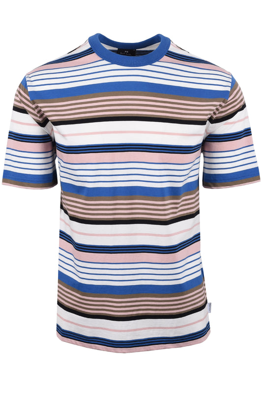 Paul Smith Casual Fit SS T-shirt Multi Stripe