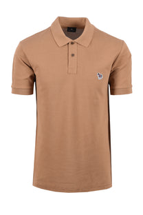 Paul Smith Reg Fit SS Polo Zebra Camel Paul Smith