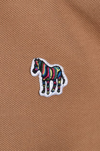 Paul Smith Reg Fit SS Polo Zebra Camel Paul Smith
