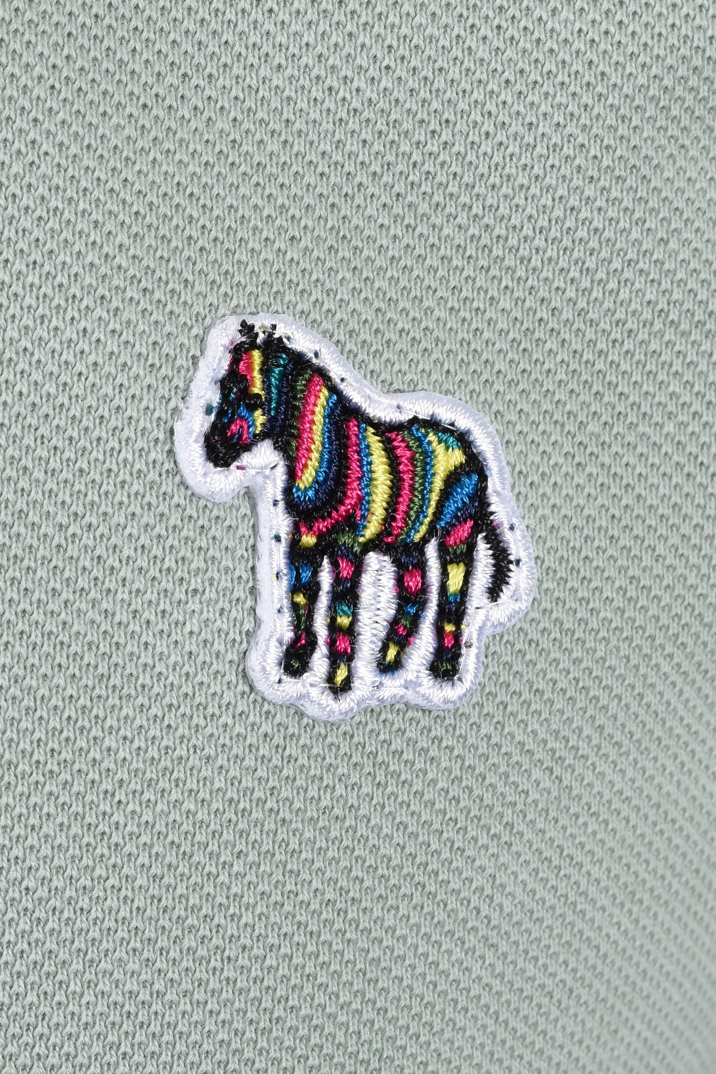 Paul Smith Reg Fit SS Polo Zebra Green