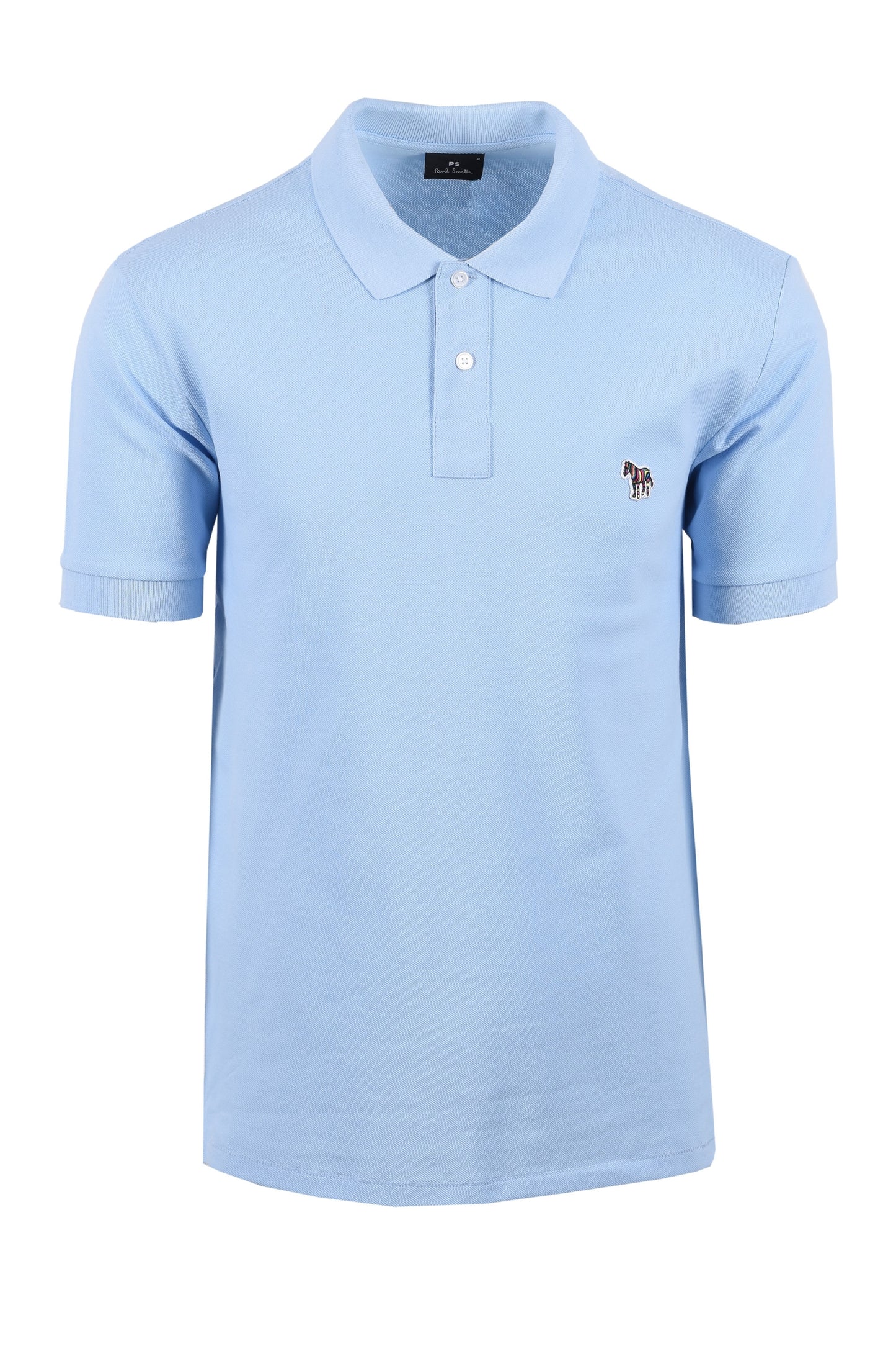 Paul Smith Reg Fit SS Polo Zebra Azzurro Chiaro