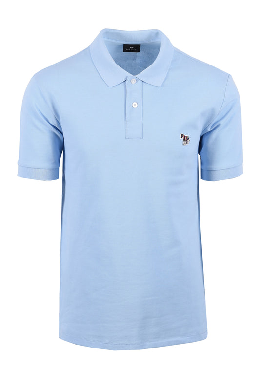 Paul Smith Reg Fit SS Polo Zebra Azzurro Chiaro