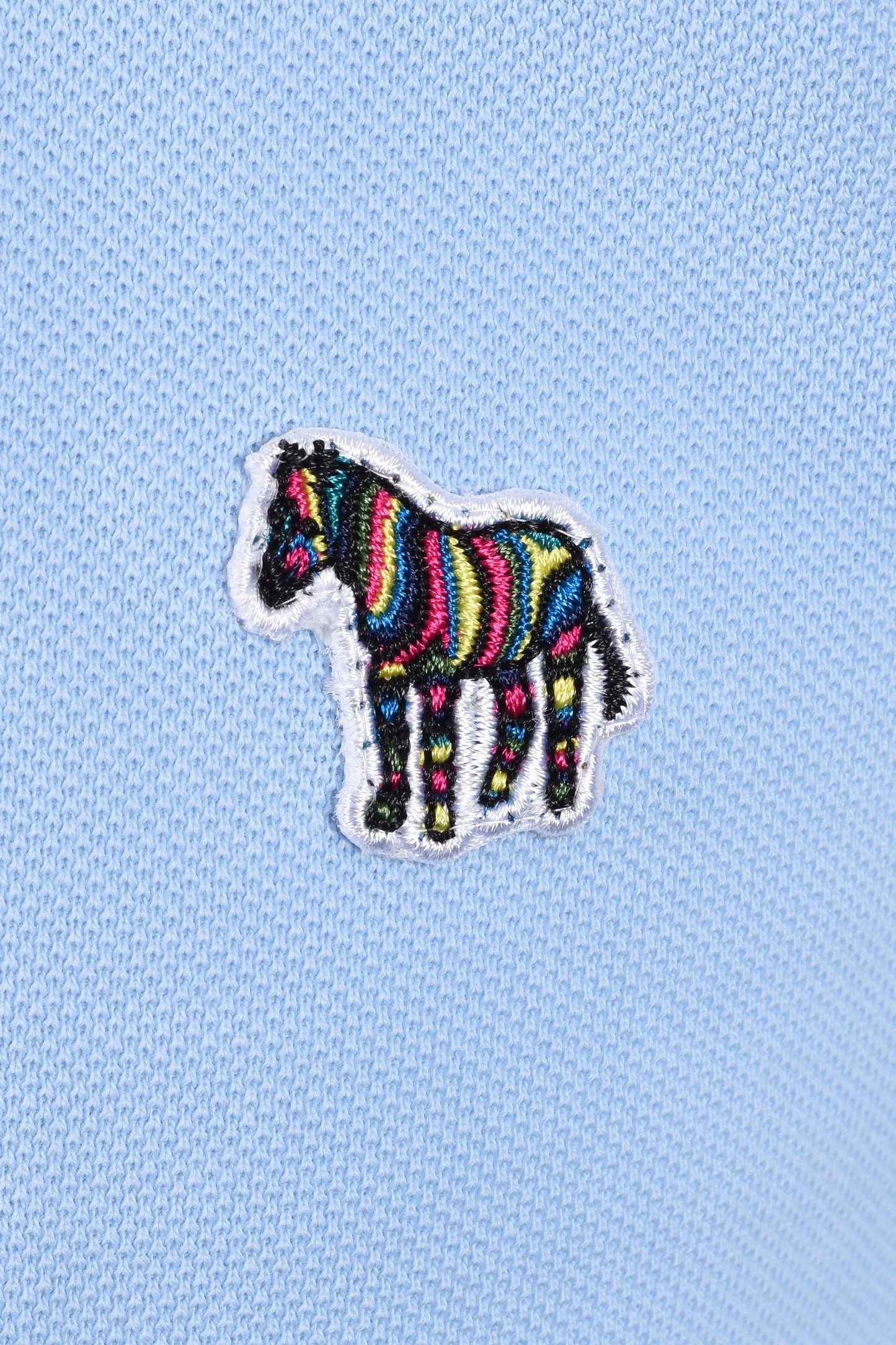 Paul Smith Reg Fit SS Polo Zebra Azzurro Chiaro