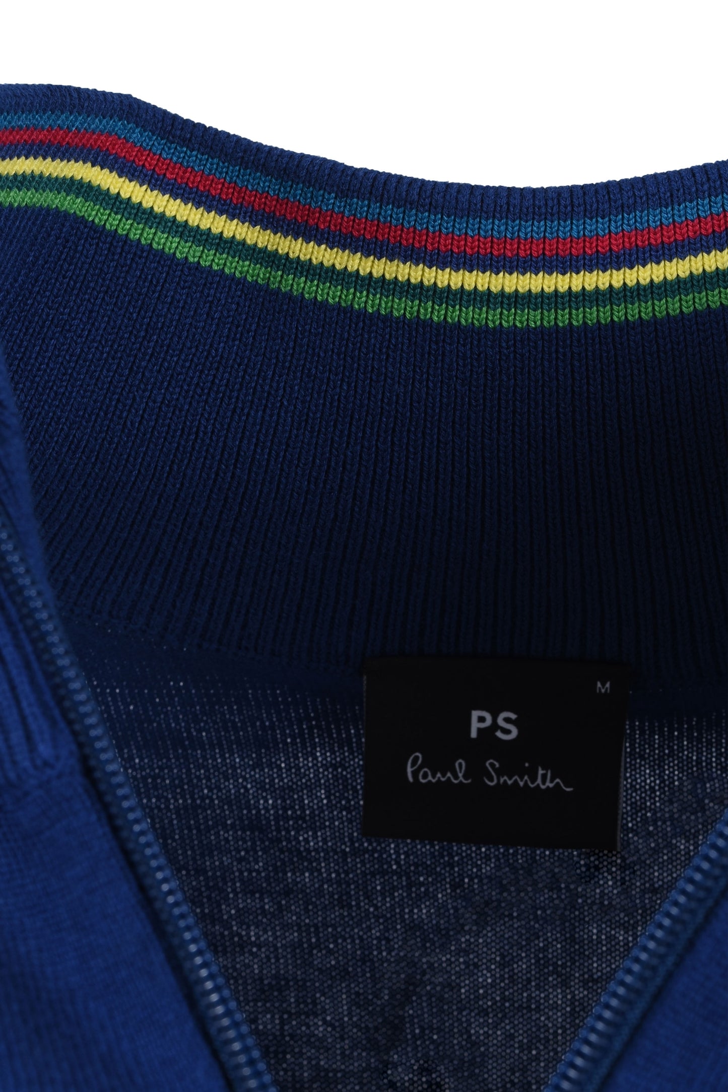 Felpa con zip e logo zebra Paul Smith blu