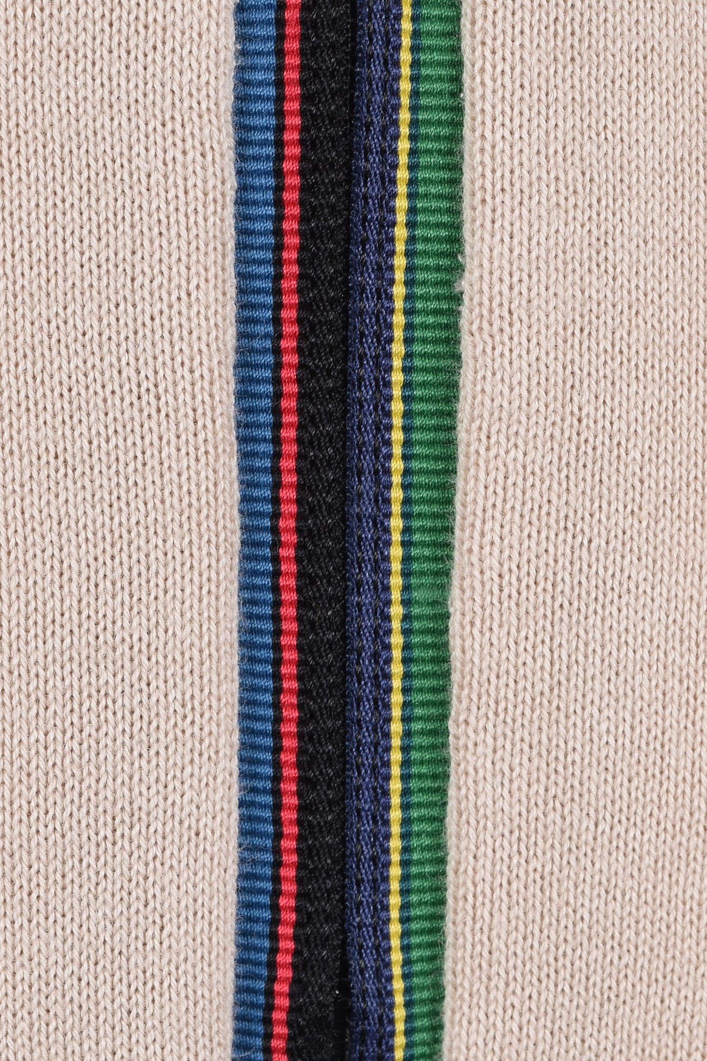 Polo en maille à col zippé Paul Smith Beige 