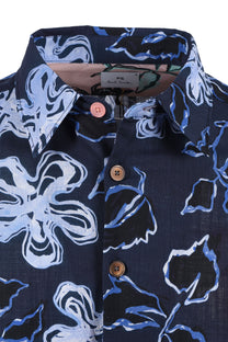 Paul Smith Reg Fit LS Shirt Dark Navy Paul Smith