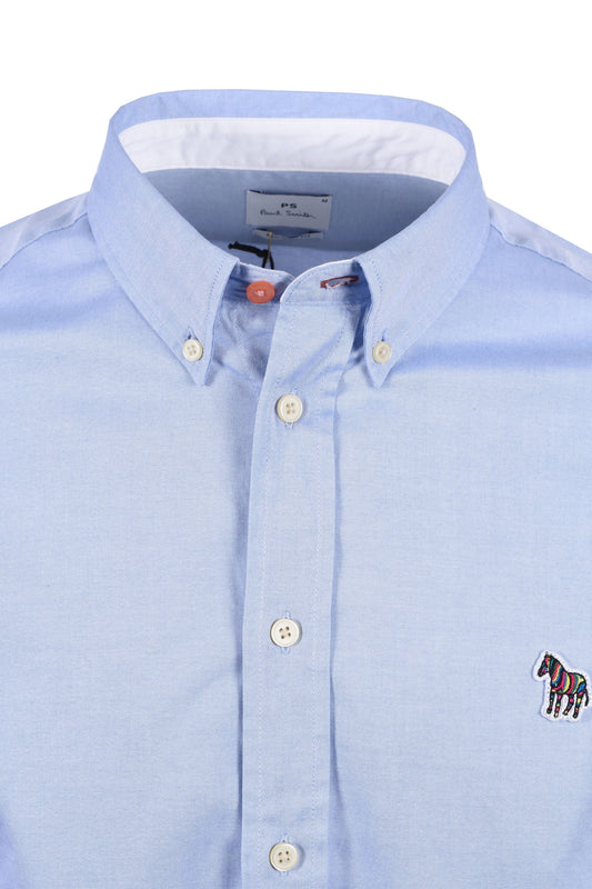 Paul Smith Tailored Fit Shirt Zebra Light Blue