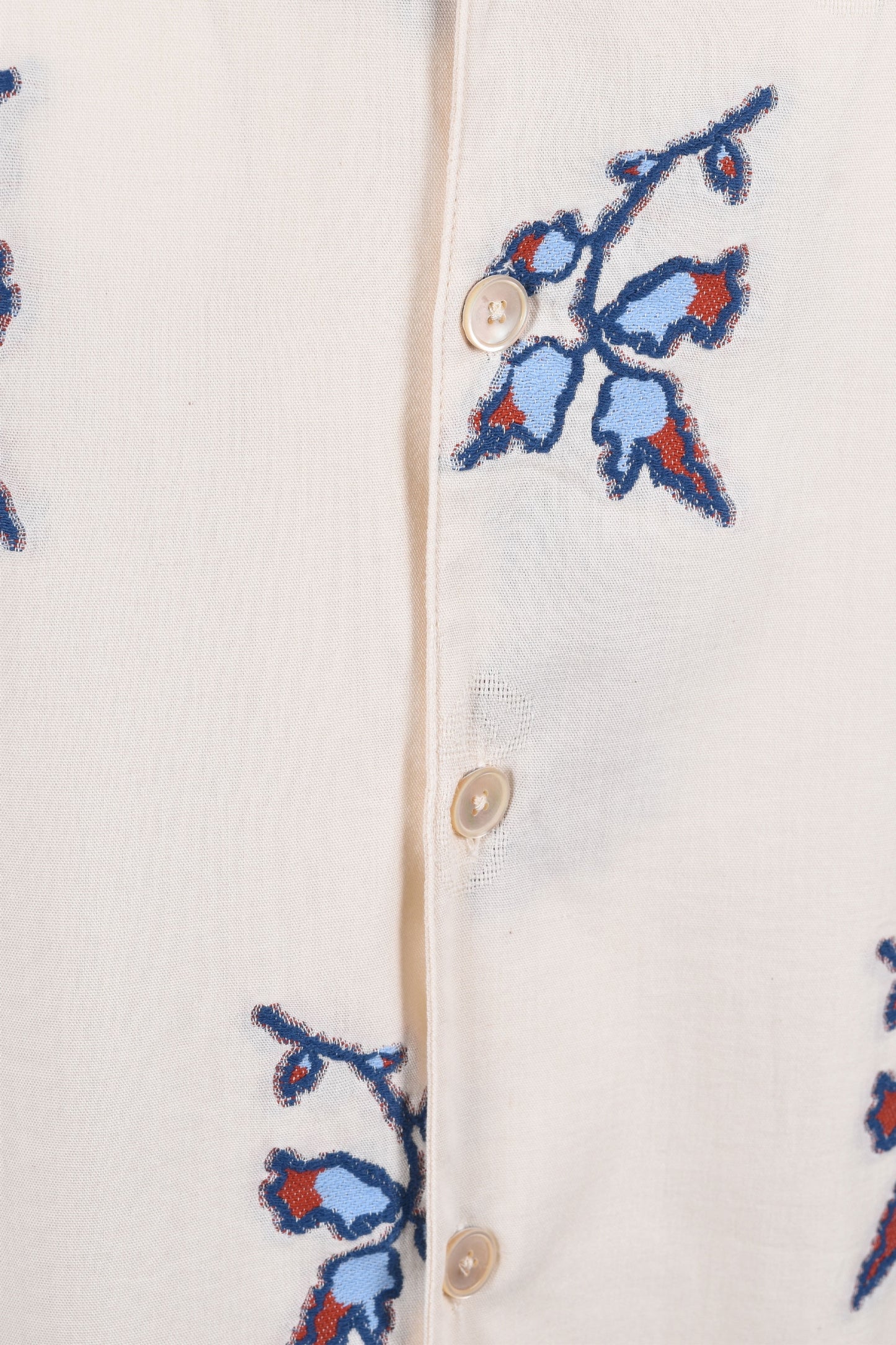 Camicia Paul Smith SS Casual Fit Bianco sporco