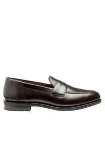 Loake Imperial Polished Penny Loafer Dark Brown Loake