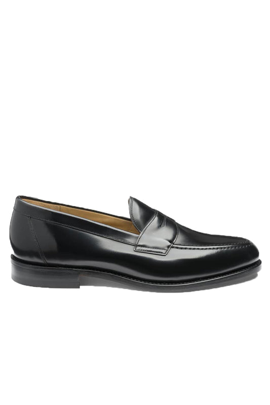 Loake Imperial Polished Penny Loafer Black