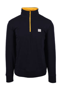 Gant Contrast Half Zip Evening Blue Gant