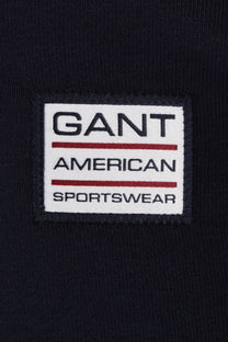 Gant Contrast Half Zip Evening Blue Gant