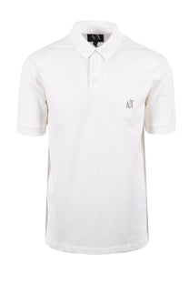 Armani Exchange Regular Polo Shirt Off White Armani Exchange