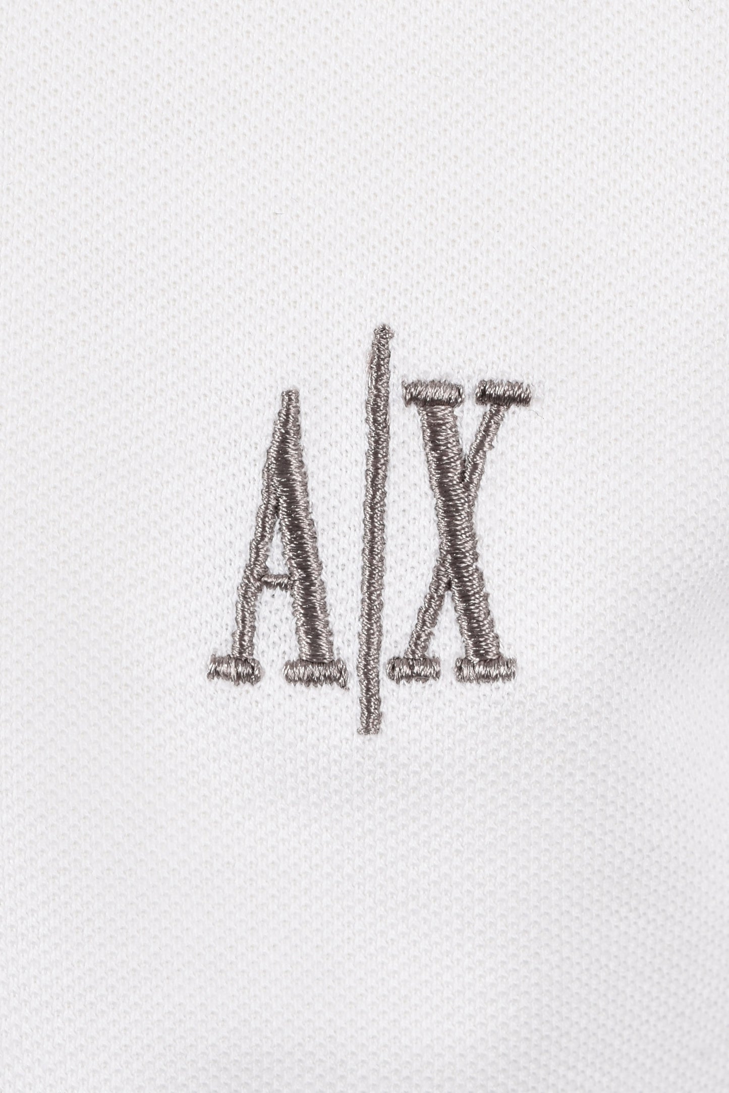 Armani Exchange Polo Regular Bianco Sporco