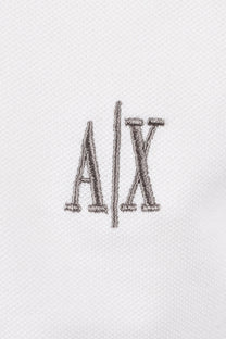 Armani Exchange Regular Polo Shirt Off White Armani Exchange