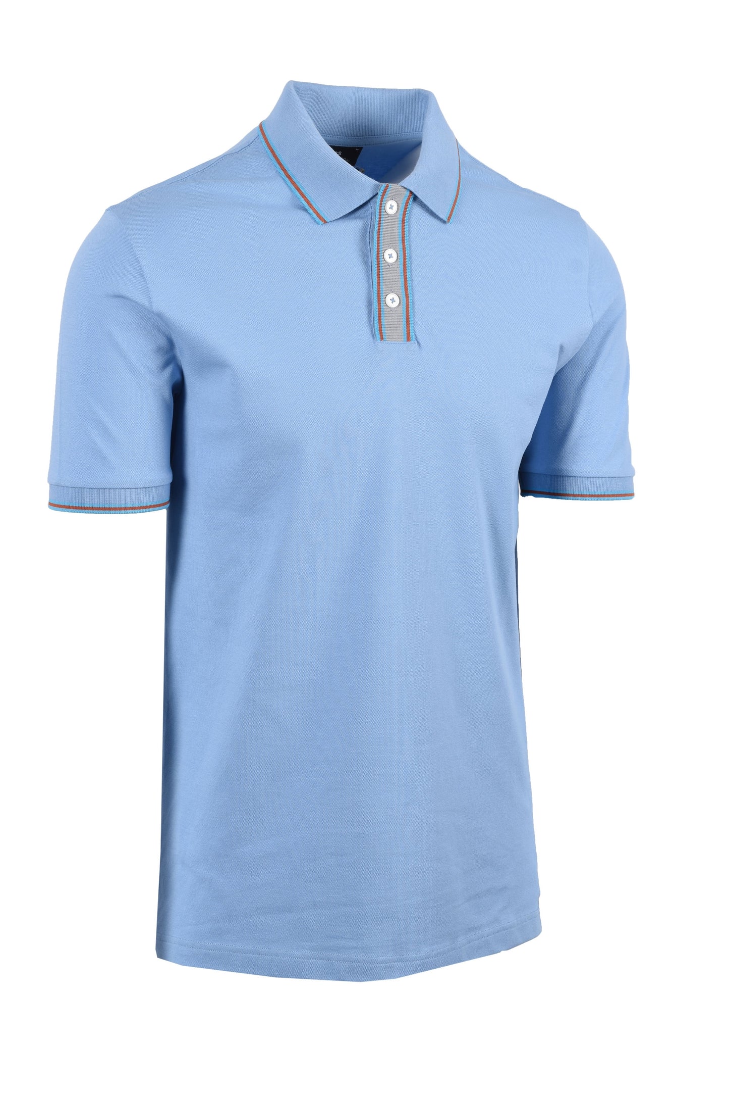 Paul Smith Reg Fit Tipped Polo Azzurro Chiaro