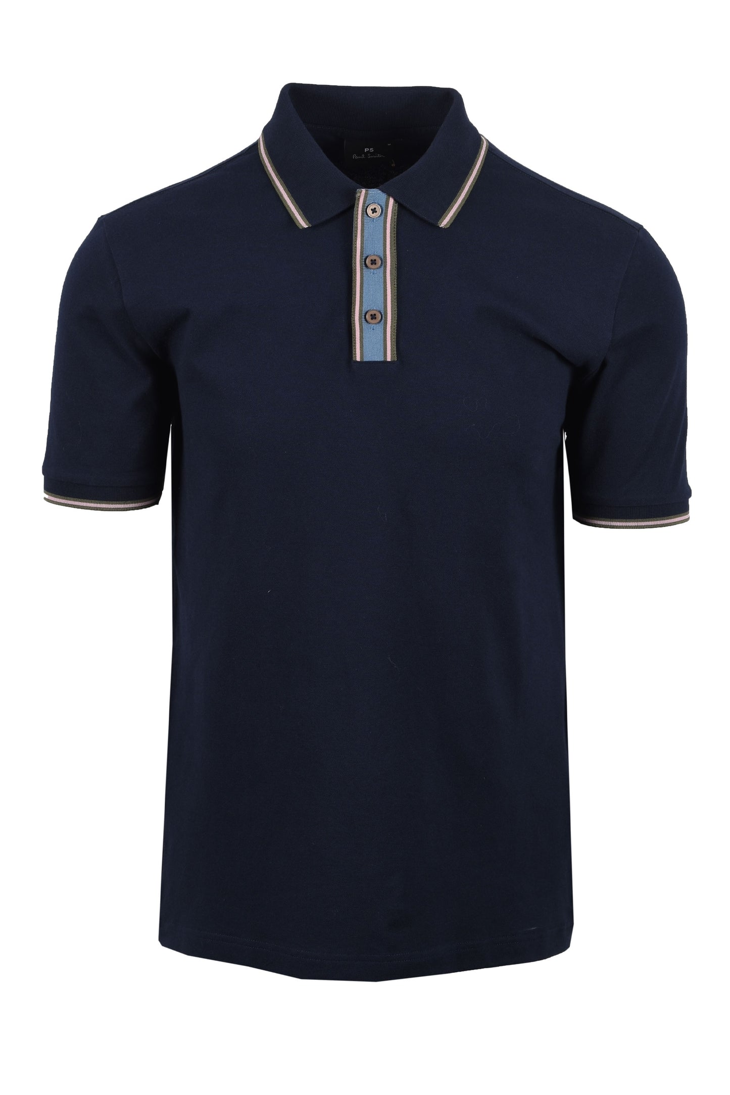 Paul Smith Reg Fit Tipped Polo blu scuro