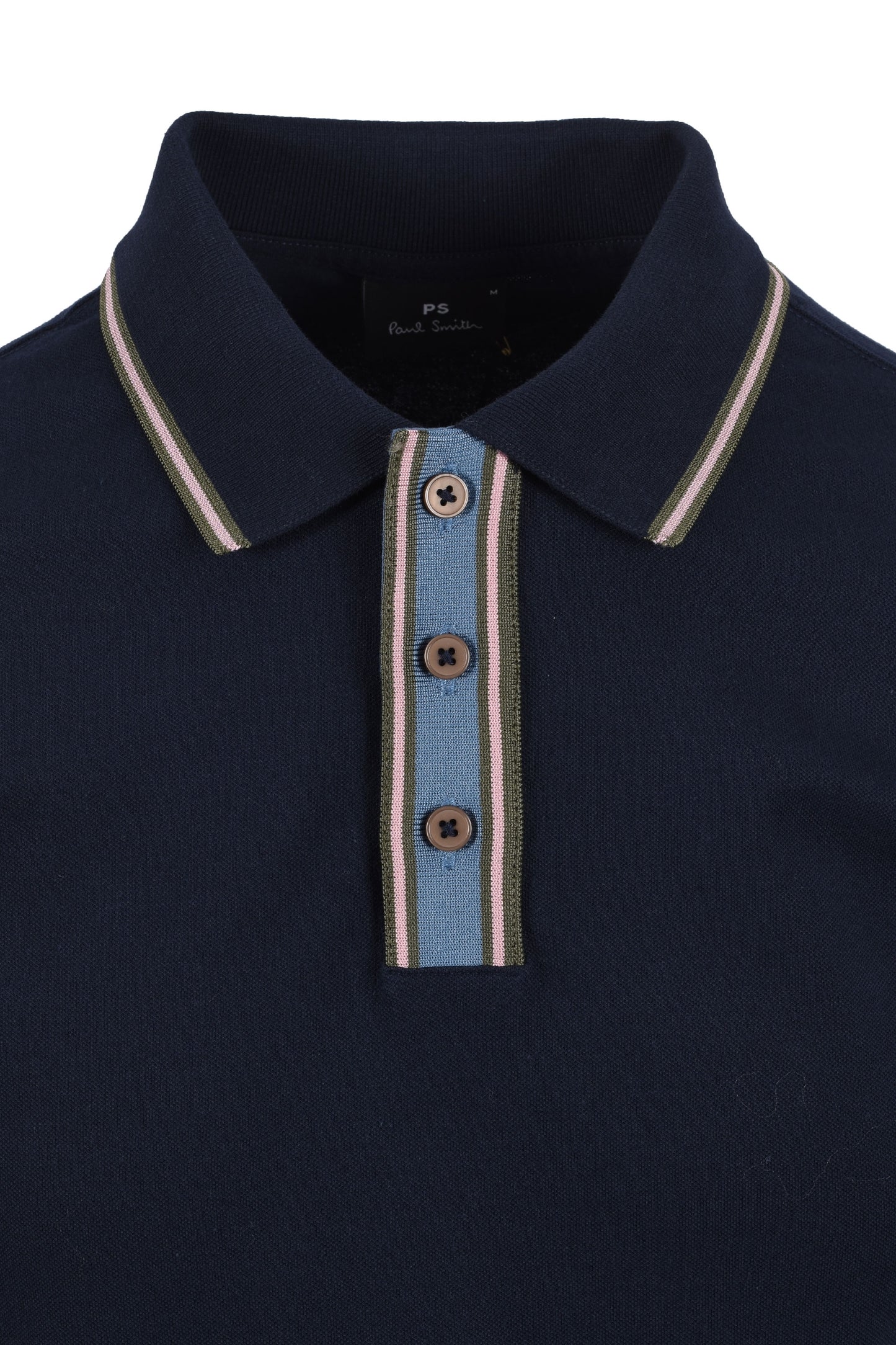 Paul Smith Reg Fit Tipped Polo blu scuro