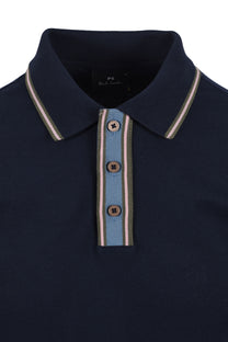 Paul Smith Reg Fit Tipped Polo Dark Navy Paul Smith