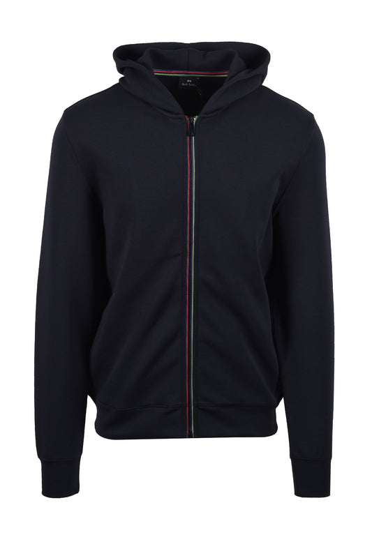 Paul Smith Zip Through Hoodie Dark Navy