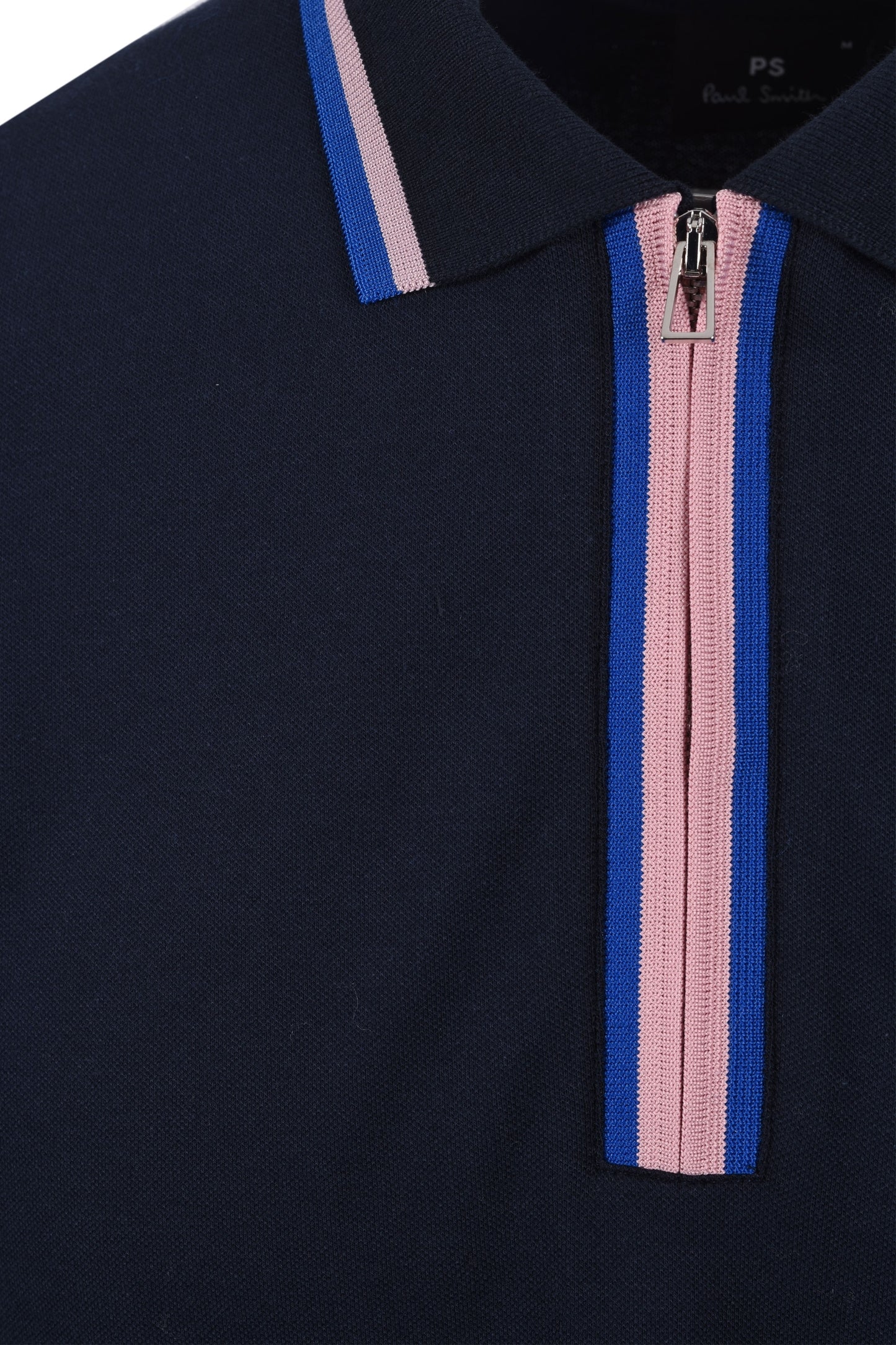 Paul Smith Reg Fit Half Zip Polo Dark Navy