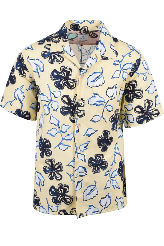 Paul Smith SS Casual Fit Shirt Yellow