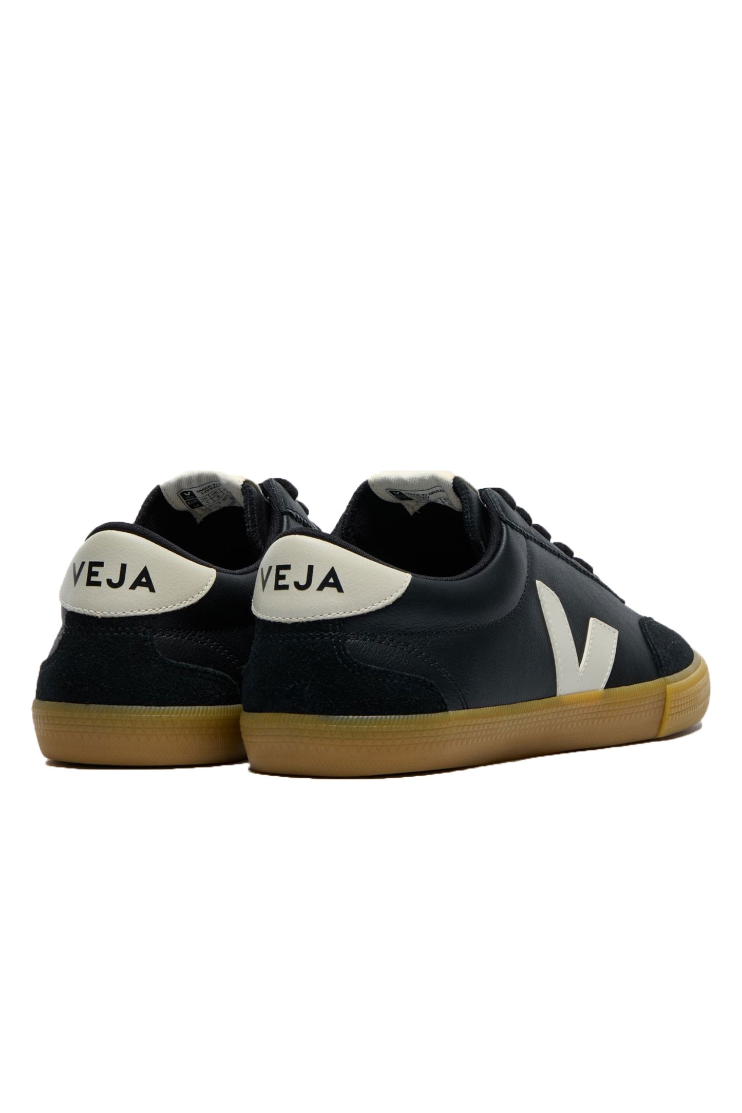 Veja Volley OT Leather Trainer Nero/Pierre