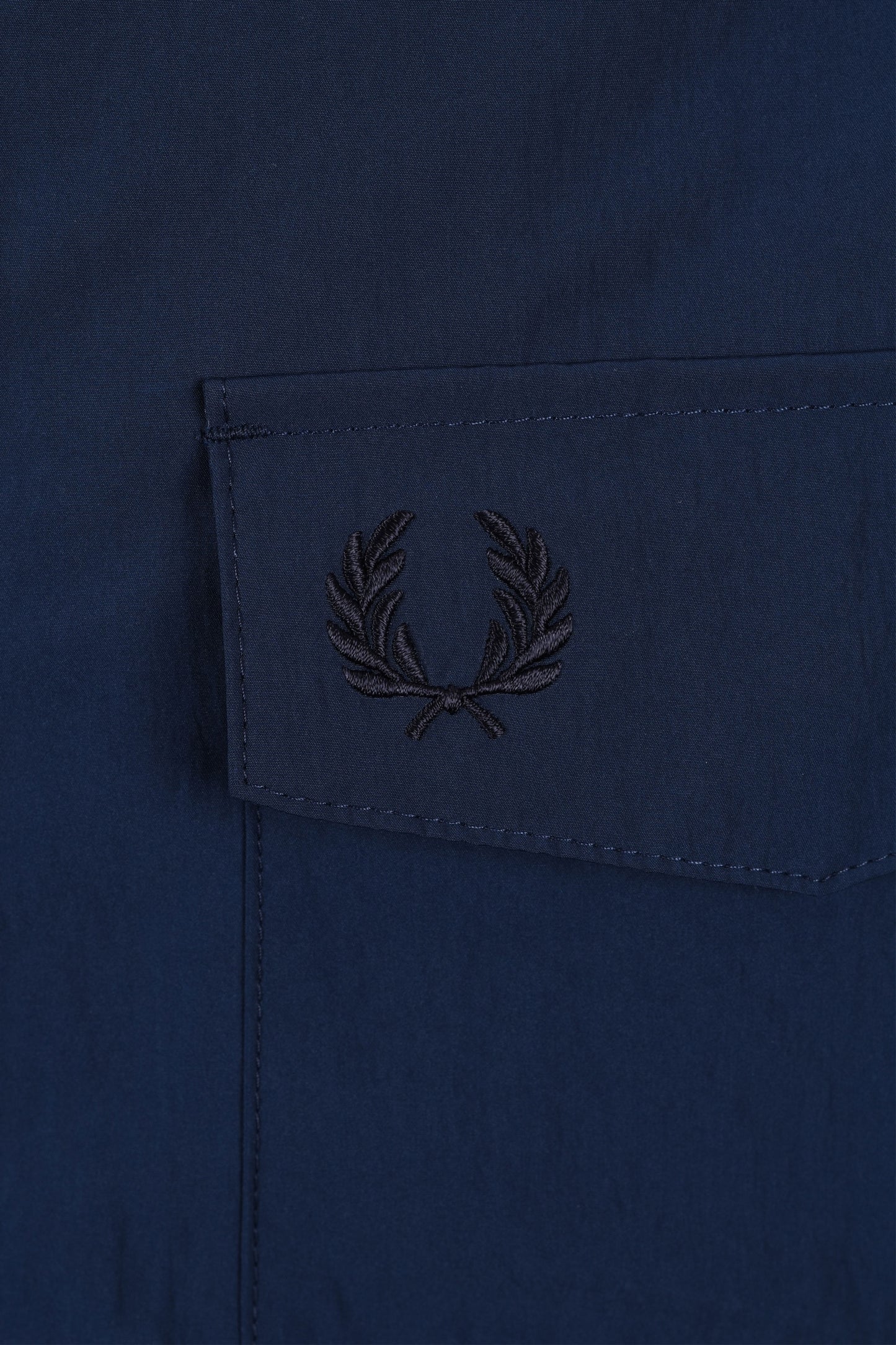 Fred Perry Zip Through Overshirt Tennis Blu