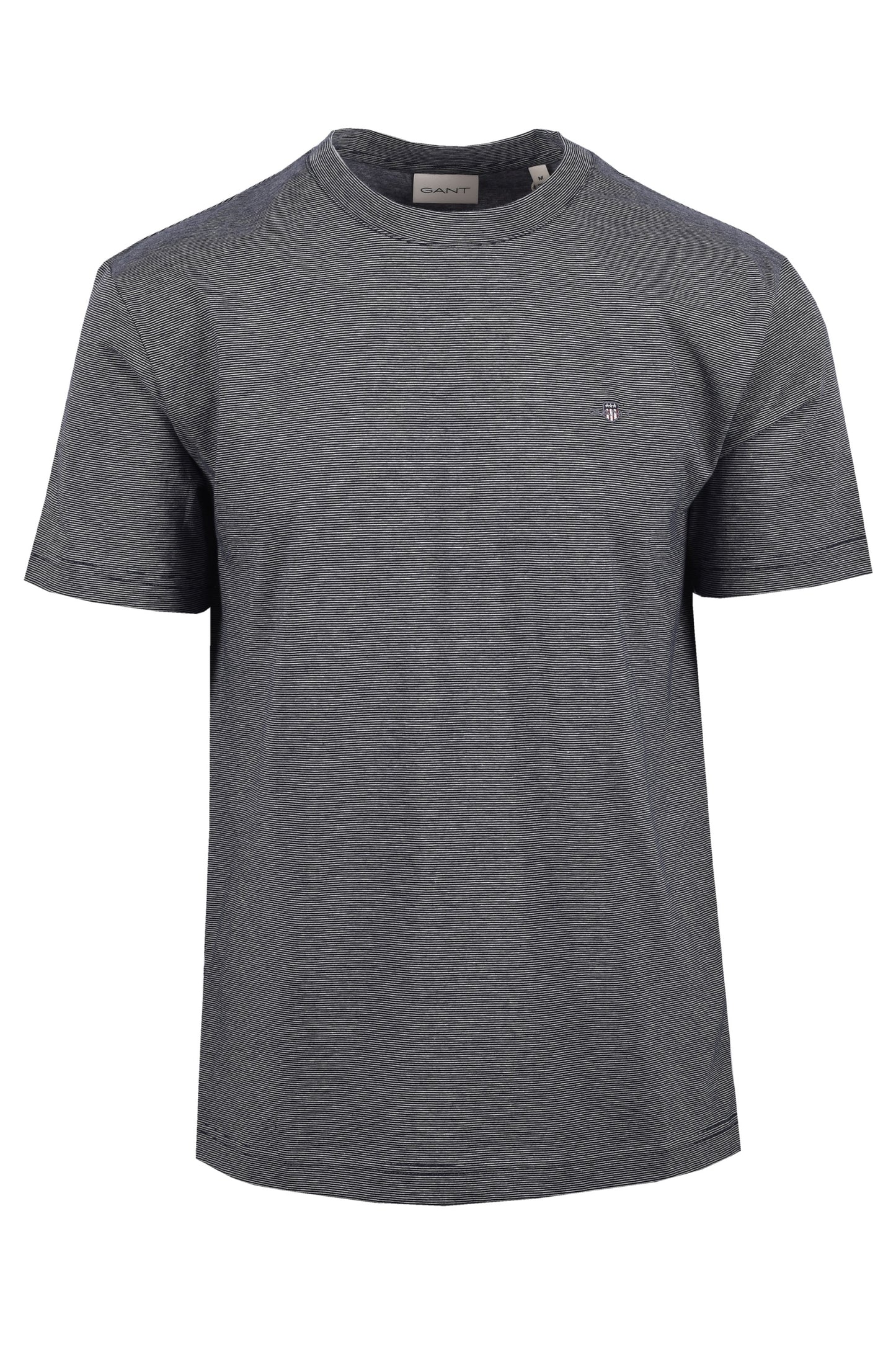 Gant Small Stripe T Shirt Evening Blue