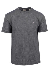 Gant Small Stripe T Shirt Evening Blue Gant