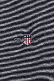Gant Small Stripe T Shirt Evening Blue Gant
