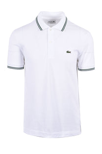 Lacoste Tipped Polo White Lacoste