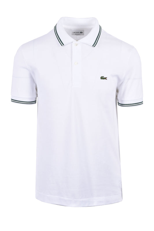 Lacoste Tipped Polo White