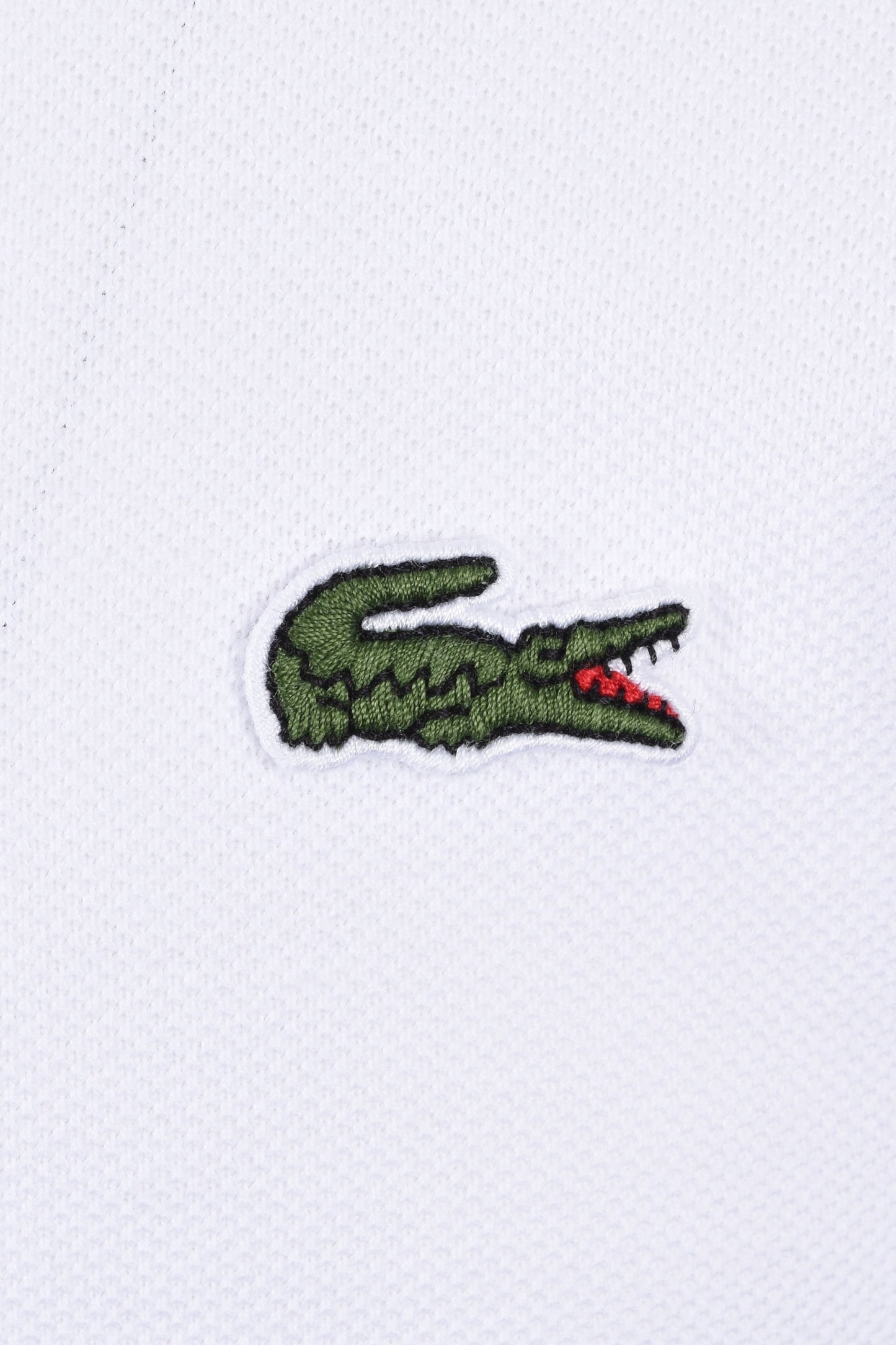 Lacoste Tipped Polo White