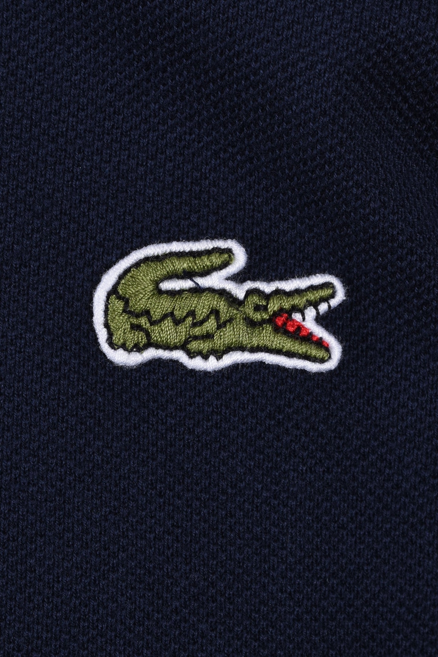 Polo a maniche corte con colletto a contrasto Lacoste blu navy/Panoramica