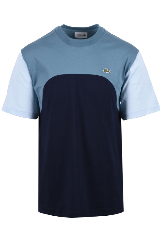 Lacoste Colour Block T-shirt Navy Blue/Limestone