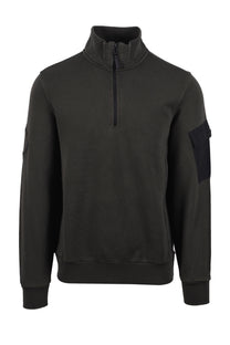 Ma.strum Half Zip Logo Sweat Oil Slick Ma.Strum