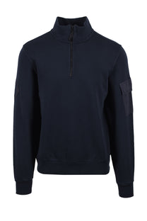 Ma.strum Half Zip Logo Sweat Ink Navy Ma.Strum
