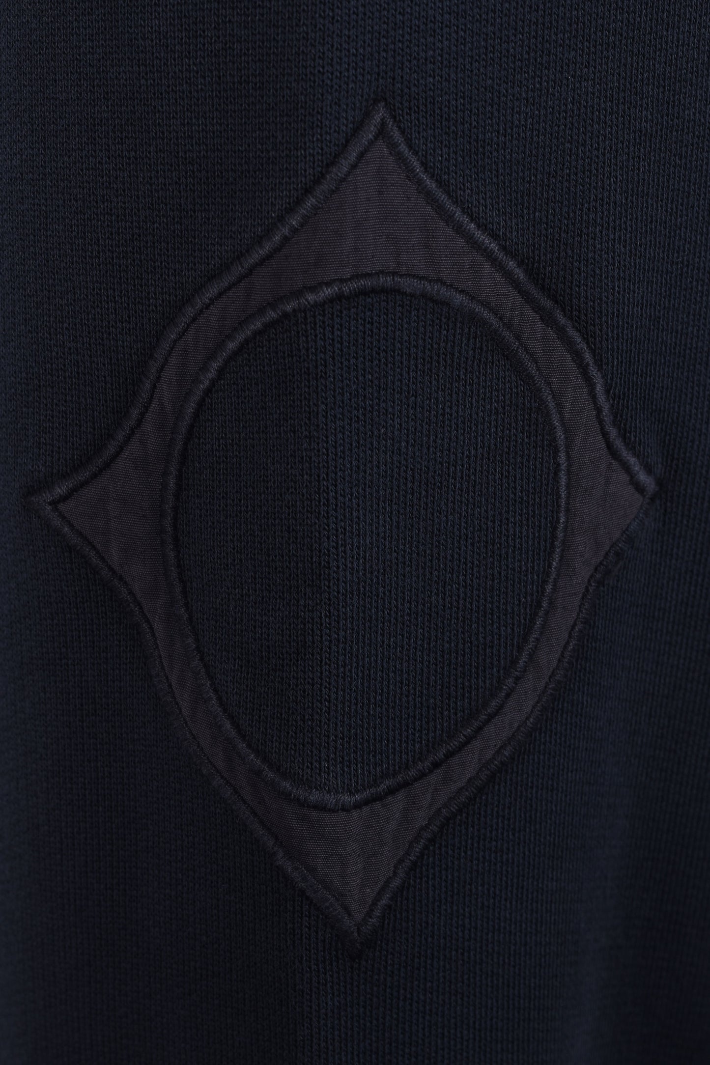 Ma.strum Felpa con cappuccio e logo a mezza zip, blu navy