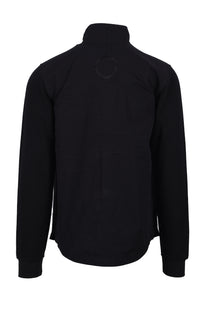 Ma.strum Mixed Media Funnel Shirt Jet Black Ma.Strum