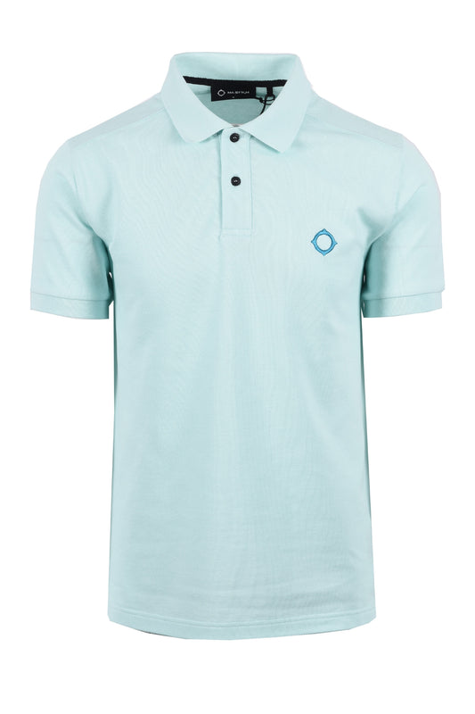 Ma.strum Ss Pique Polo Shirt Iceberg