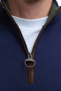 Barbour Bayfield Half Zip Navy Barbour