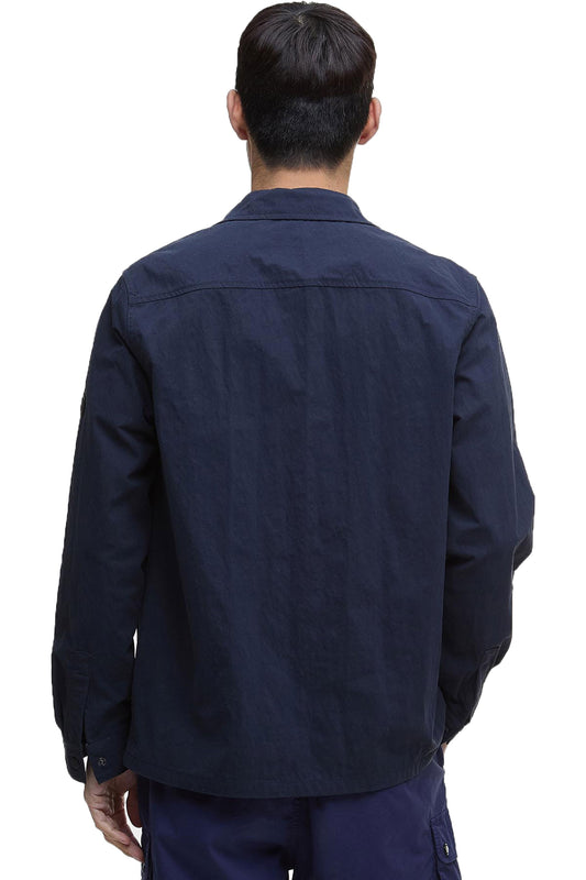 Barbour International Maze Overshirt Navy