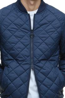 Barbour International Harfell Quilted Jacket Navy Barbour