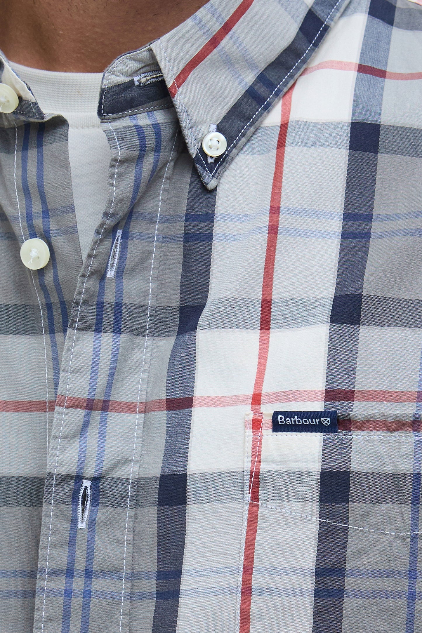 Barbour Laggon Shirt Bleached Pine
